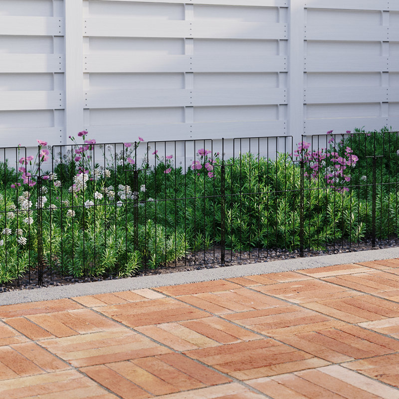 10Pcs Metal Garden Fences