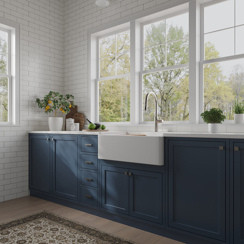 33'' L Farmhouse / Apron Single Bowl Fireclay Kitchen Sink