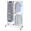 116cm Rolling Clothing Rack