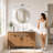 Beveled Frameless Round Bathroom Vanity Wall Mirror for Bedroom Entryway and Living Room-1362716352-1362716353