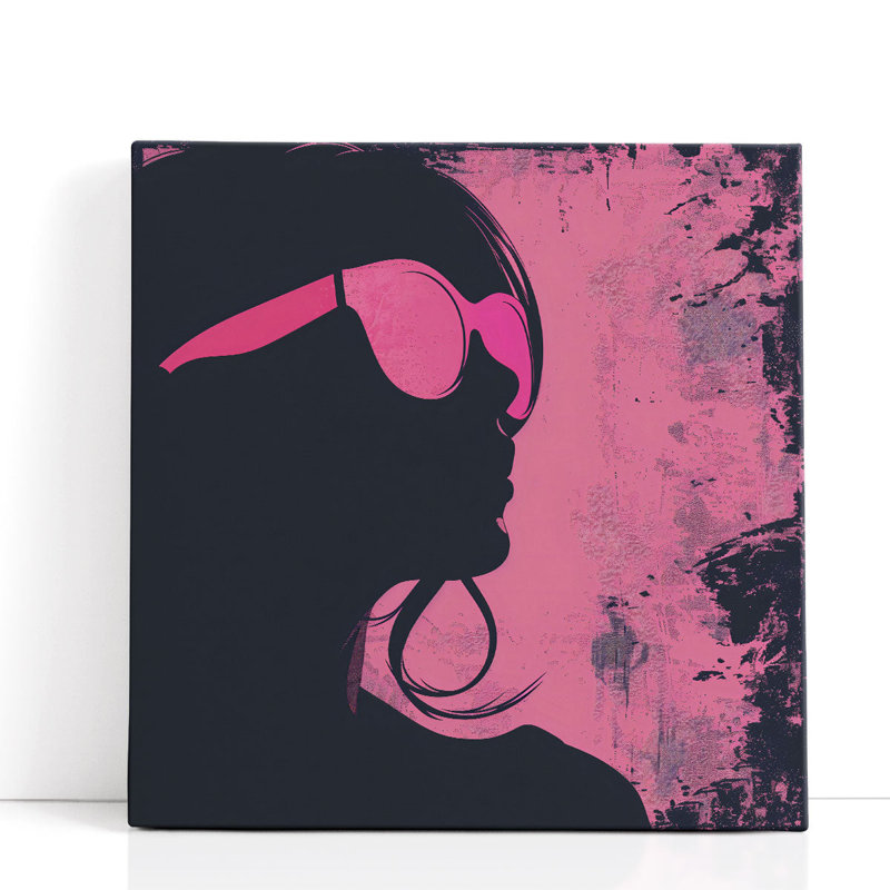 «Pink Lady», reproduction d'art sur toile, H 24 po x l 24 po