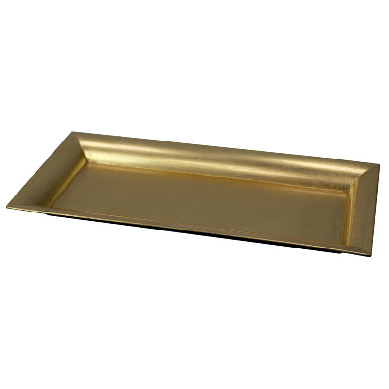 BuckardyWell Plastic / Acrylic Tray, Gold