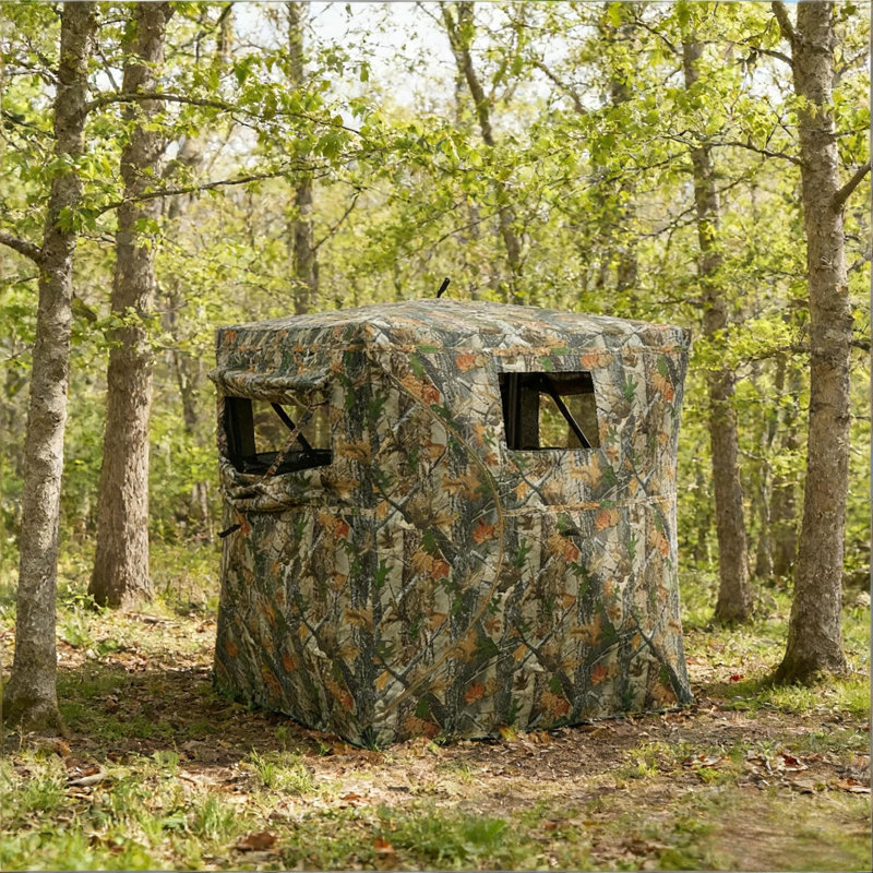 Abri toutes saisons, store de chasse, store transparent