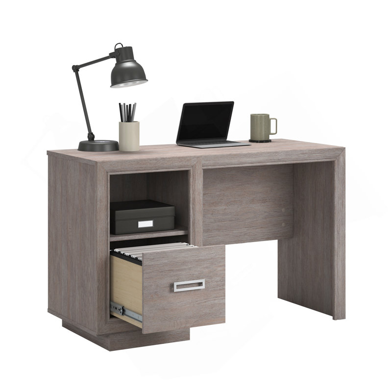 Desk, Medium Grey Finish