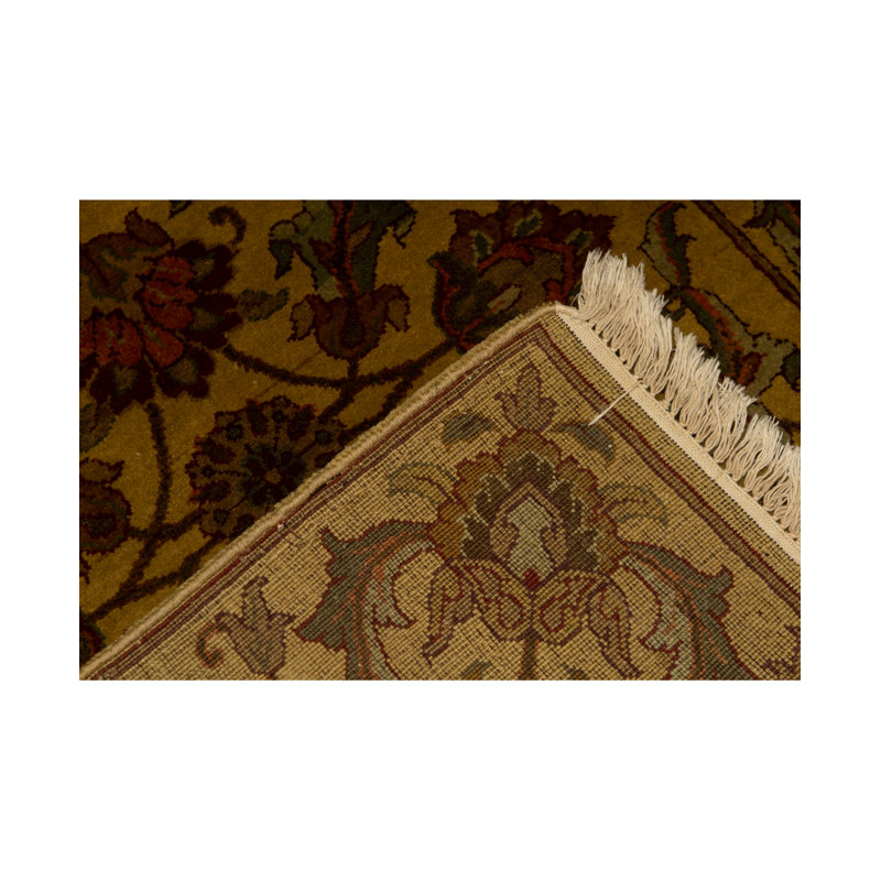 Wool Oriental Area Rug in Brown