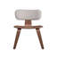 Ensemble de table de salle à manger 5 pièces et chaises d'appoint 4X Modern