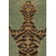 Distressed Homage Hand Knotted Wool Animal Print Area Rug-94298458
