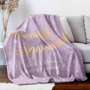 Afterprints Get Well bientôt cadeaux pour femmes hommes, câlin / couverture de guérison, pensant à vous / soins du cancer / sympathie / cadeaux après une opération pour des amis, une sœur, des collègues, des jetés souples 30 po x 40 po