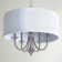 Bhushan 5 - Light Dimmable Drum Chandelier