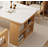 Rectangular Sintered Stone Tabletop Desk-518962357