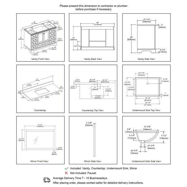 Dimensions du produit