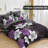 7 Piece Floral Comforter Set Soft Microfiber Bedding Set with Sheets for All Seasons-122608040-122608039