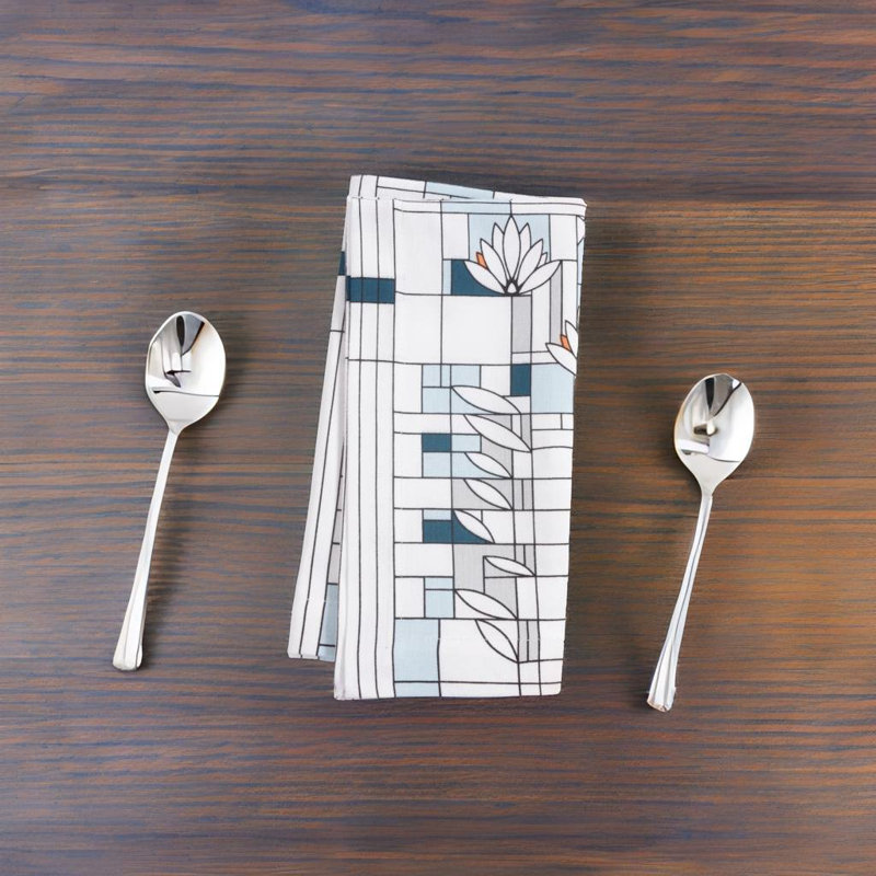 100% Cotton Geometric Rectangle Napkin