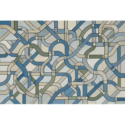 Murale rétro Mid Century