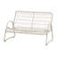 Causeuse d'extérieur moderne en rotin de qualité supérieure avec coussins pour cour, balcon et jardin Modern