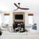 Netrapal 3-Blade Indoor Ceiling Fan with Remote and Light,3 LED Colors,6 Speed DC Motor,Timer
