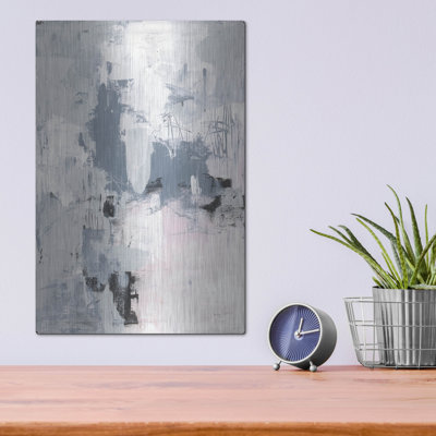 Art mural en métal de luxe «Oracle II» par Courtney Prahl, 16 po x 24 po