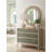 Sunset Key Beveled Round Accent Mirror