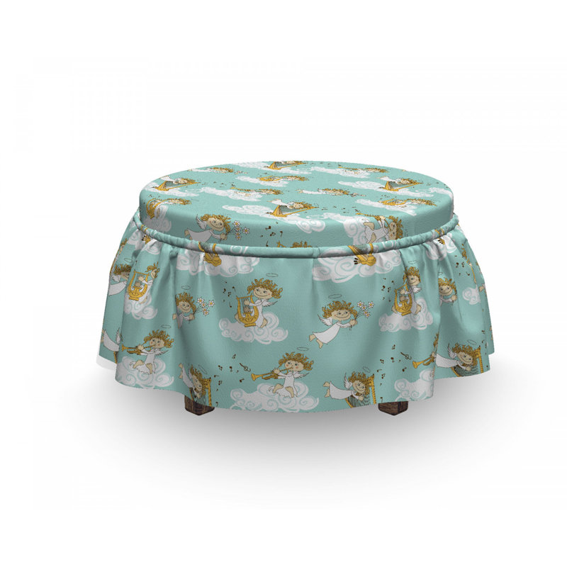 Ensemble de housse pour repose-pieds 2 pièces Angel