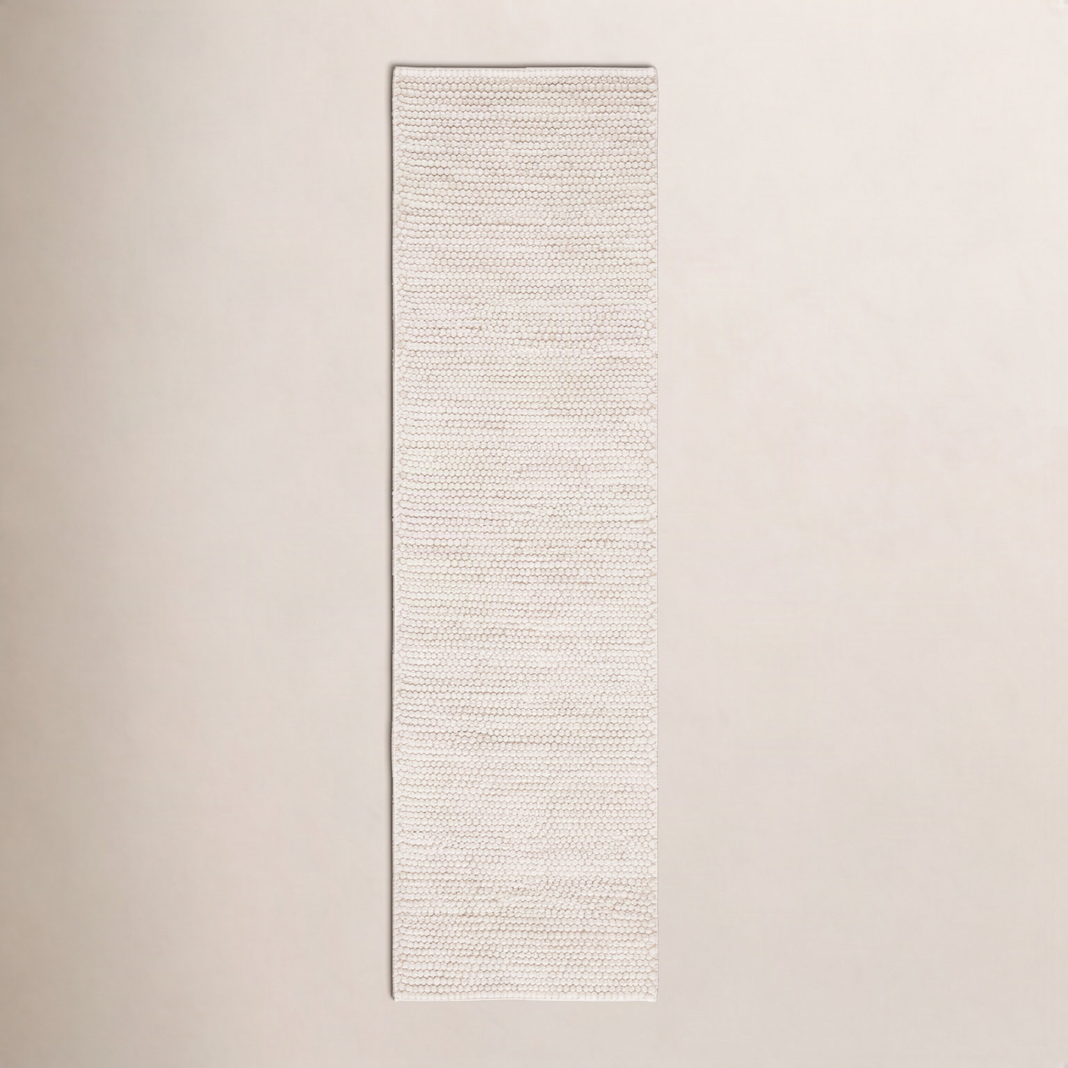 Sitte Ivory Hand-Woven Rug, Runner 2'3" x 8'