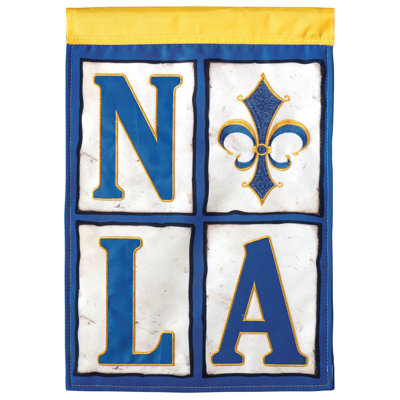 Drapeau de jardin en polyester Shenandoah Nola