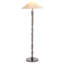 Lampe sur pied argentée 58 po Delphi