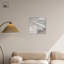 Abstrait minimaliste sur toile champagne et platine par Art Remedy-107780291-107780294
