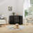 Hexagonal Wood Storage Corner Cabinet with Glass Two-Door-101942118