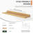 Floating Picture Ledge Shelves Set Of 4, Wall Mounted Display Shelf With Protective Lip For Photos, Books, Toys, And Decor, Durable Wood Construction, Easy Installation, Versatile For Any Room-62877653