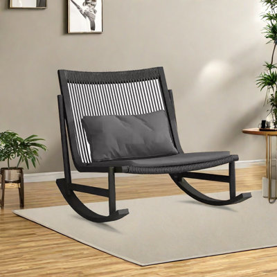 Chaise berçante ergonomique en aluminium robuste