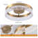 1-Light 29.6cm LED Dimmable Flush Mount