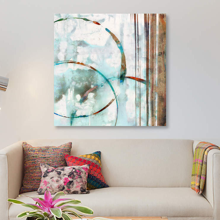 «Seafoam I», impression sur toile, H 18 po x l 18 po x P 1,5 po, Pas de tapis, Toile tendue