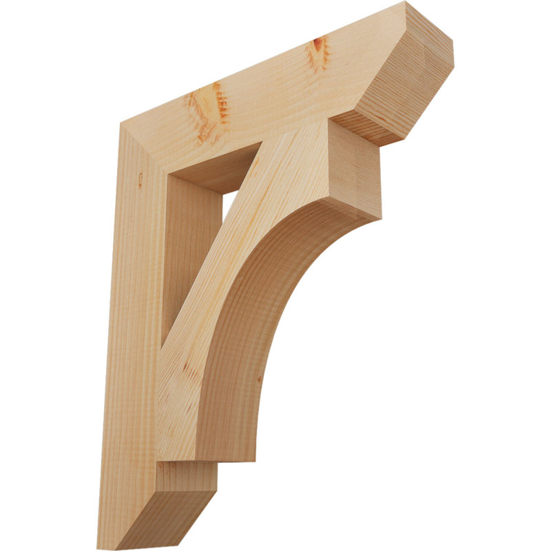 Support en bois Westlake, Sapin de Douglas, H 22 po x l 3,5 po x P 18 po