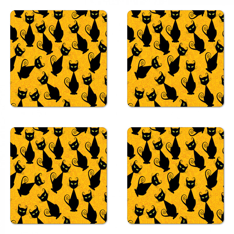 Square 4 Piece Coaster Set