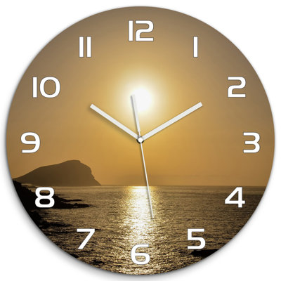 Jevontae Glass Wall Clock