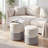 Doras Upholstered Ottoman