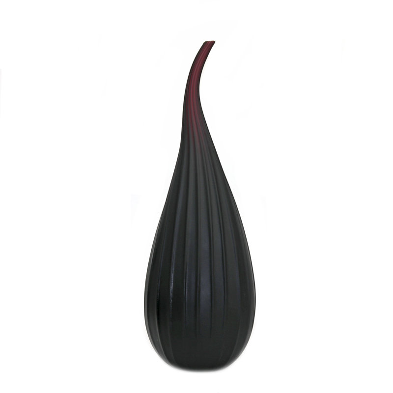 Vase Murano, Noir