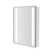 Adonica Surface LED Frameless Medicine Cabinet with Mirror and 2 Fixed Shelves