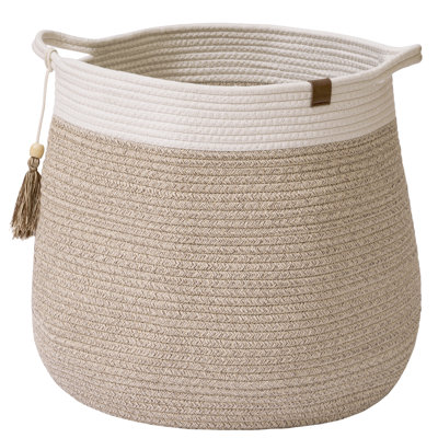 Althoff Handwoven 100% Cotton Storage Bin