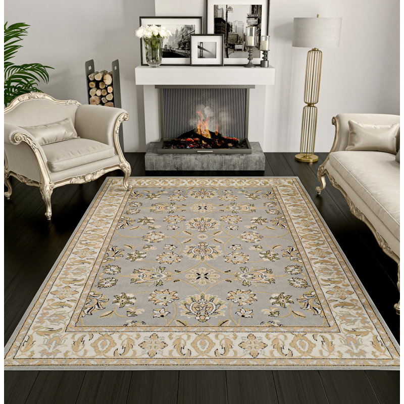 Tapis modernes pour le salon Bev-37, Rectangle 4 pi x 5 pi