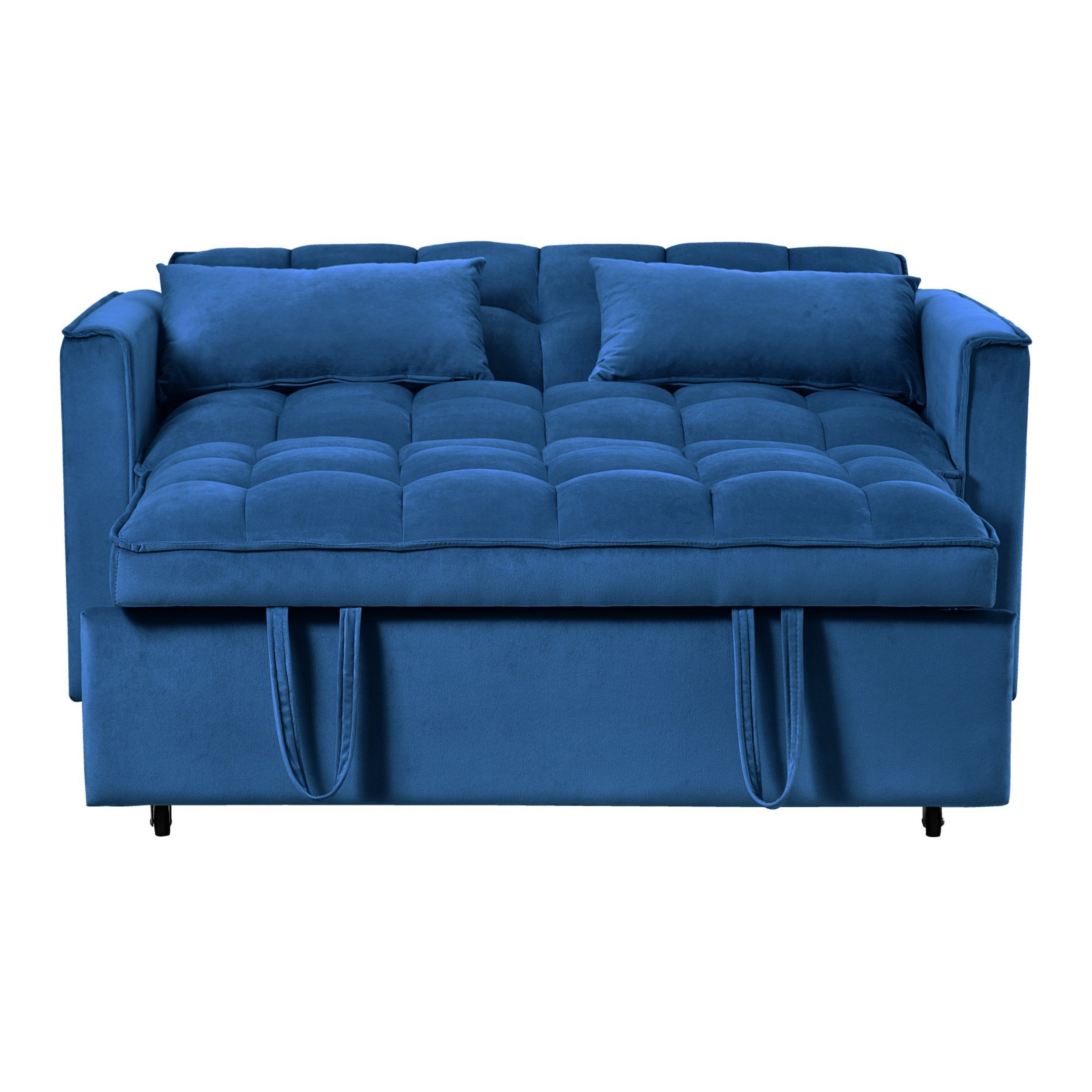 Hokku Designs Modern Convertible Sofa with Pull Out Bed - Wayfair Canada