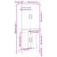 Mickinzie 4 Door Manufactured Wood Wardrobe-718119380