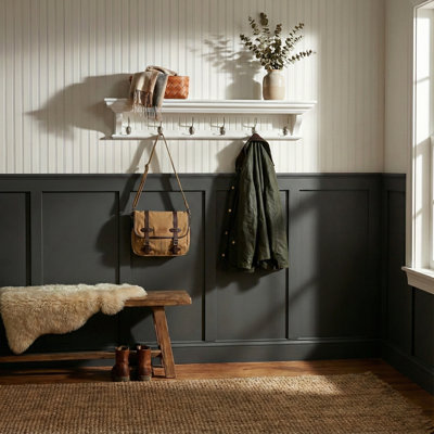 Arlean 6 Hook Coat Rack