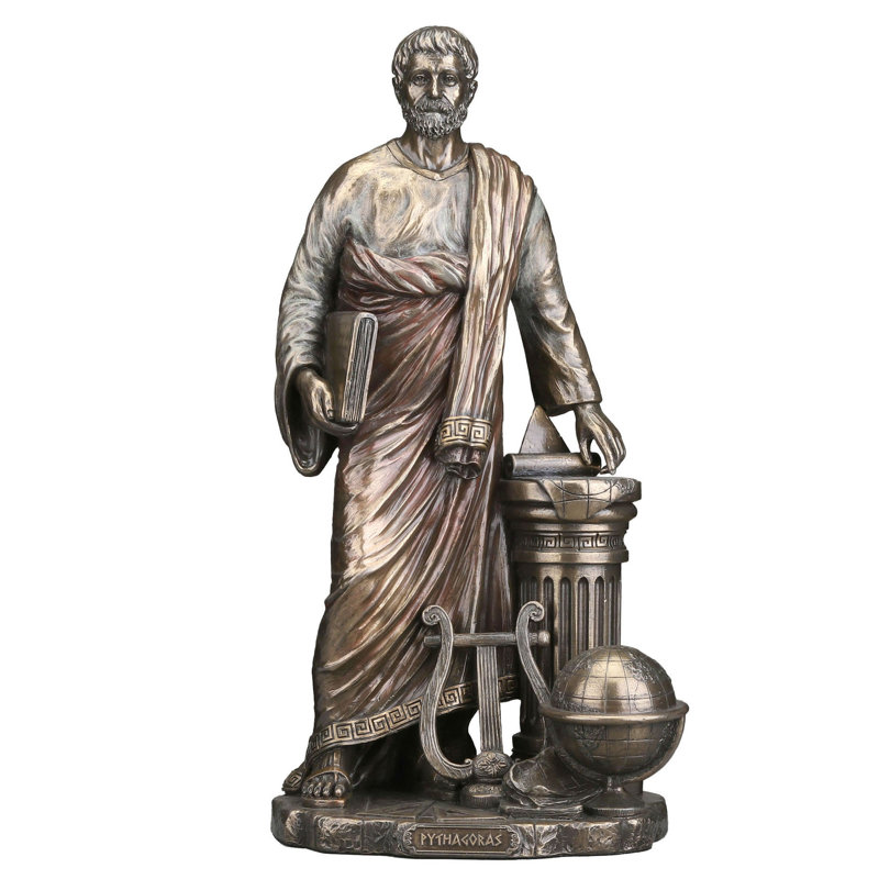 11.02 Figurine Bronze Poly Resin
