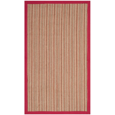 Tapis rayé en fibre de sisal Galatia