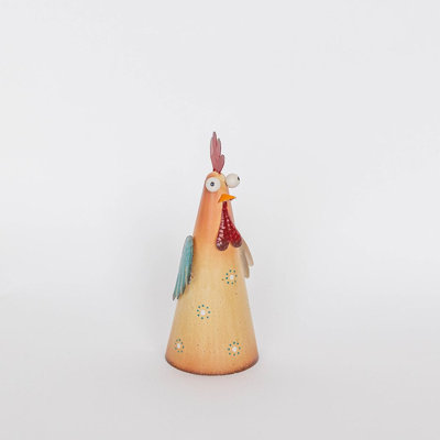 Set Of 2 Silly Roosters Figurines