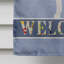 Polyester 2 côtés 40 x 28 po welcome drapeau maison-73943126
