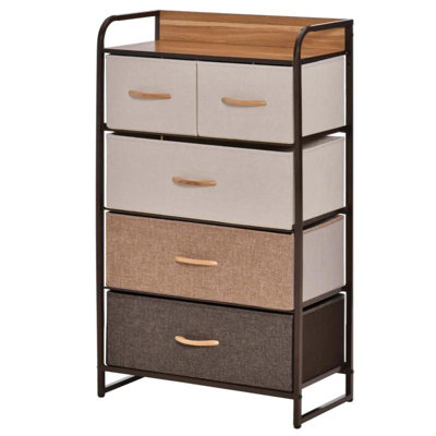 4-Tier Home Cabinet,Storage Organizer,Freestanding Dresser Tower,Hallway Storage Cabinet