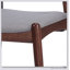 Ensemble de 2 chaises de salle à manger en bois d'hévéa avec dossier ergonomique et coussins de confort, pour un décor classique et moderne-727403642