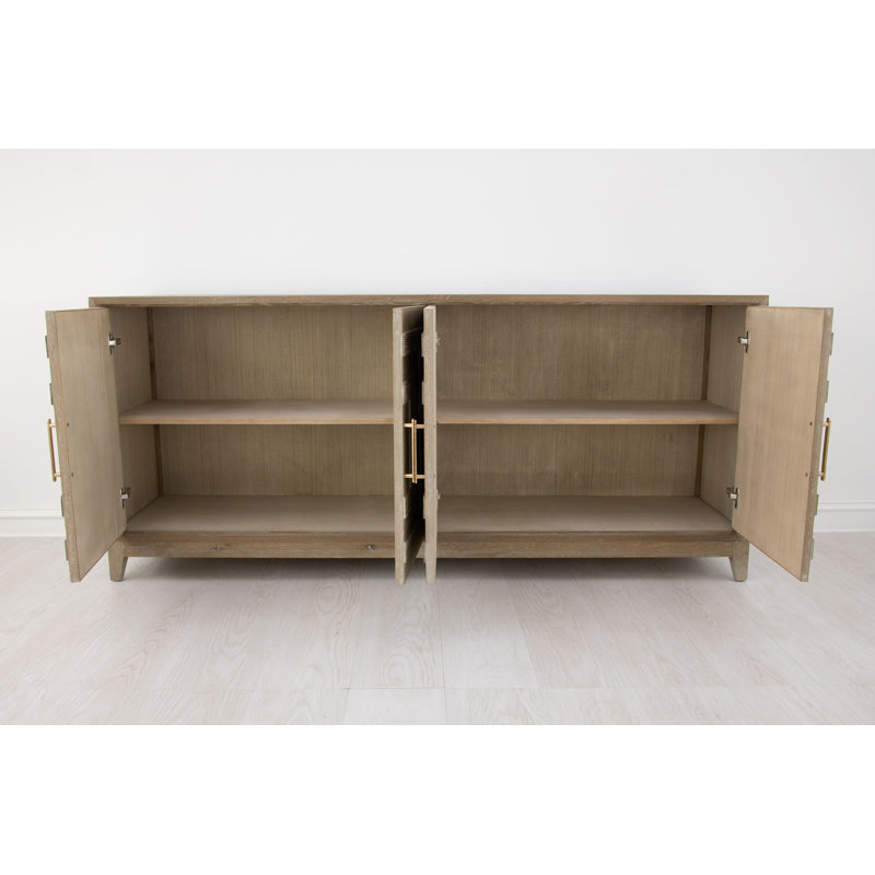 Avery 80'' W Solid Wood Sideboard